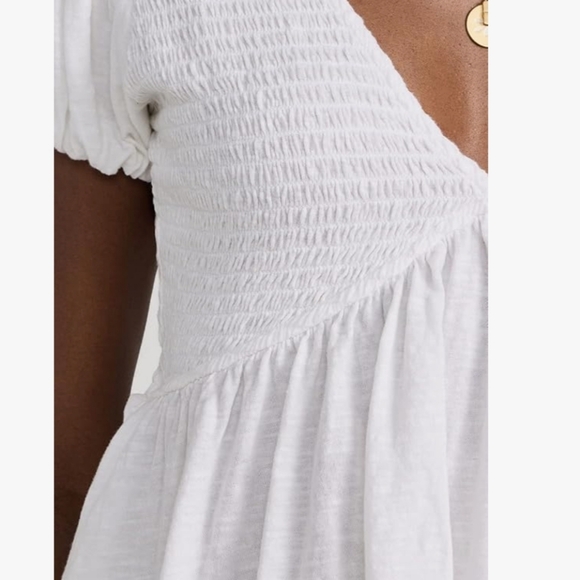 Free People Women's Charlotte Top, Ivory, White,Size Small - Picture 6 of 8